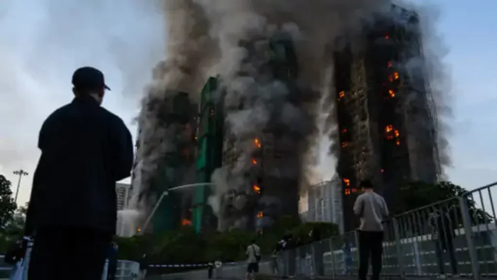 Fire in Hong Kong Apartment