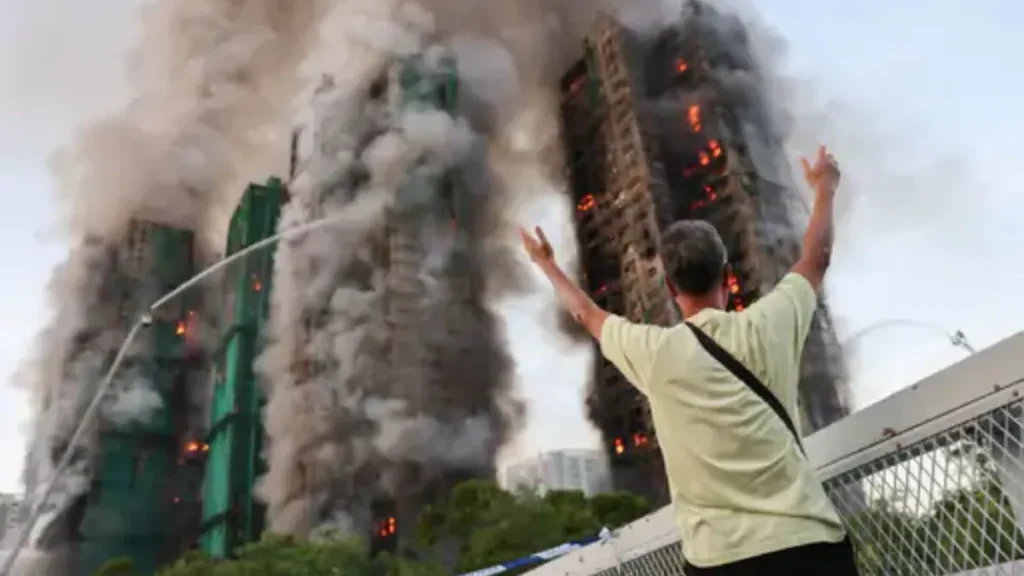 Fire in Hong Kong Apartment