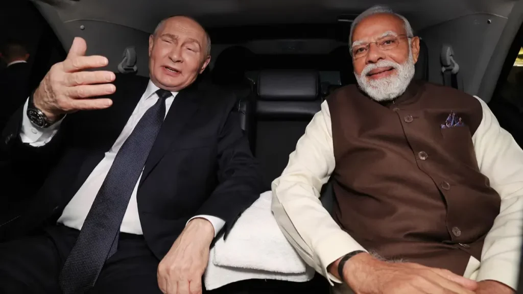 Modi-Putin's Car Picture