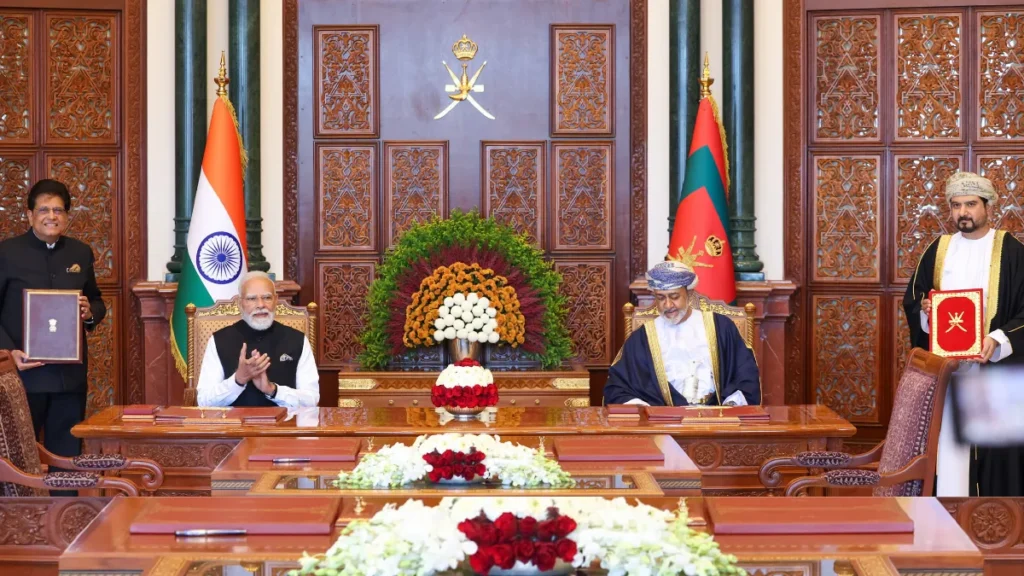 Visit of PM to Oman