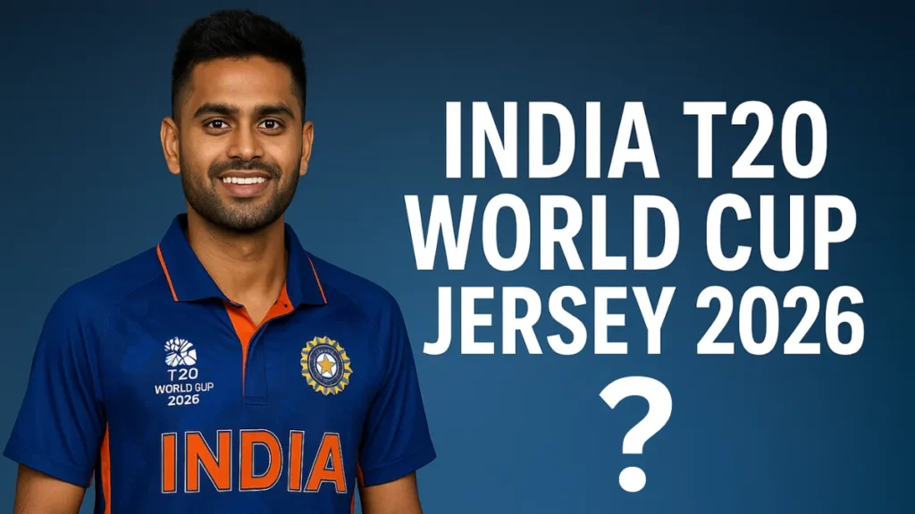 India t20 world cup jersey 2026