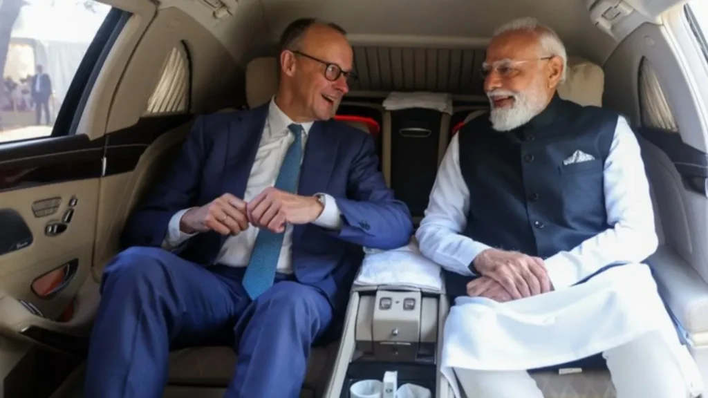 German Chancellor in India