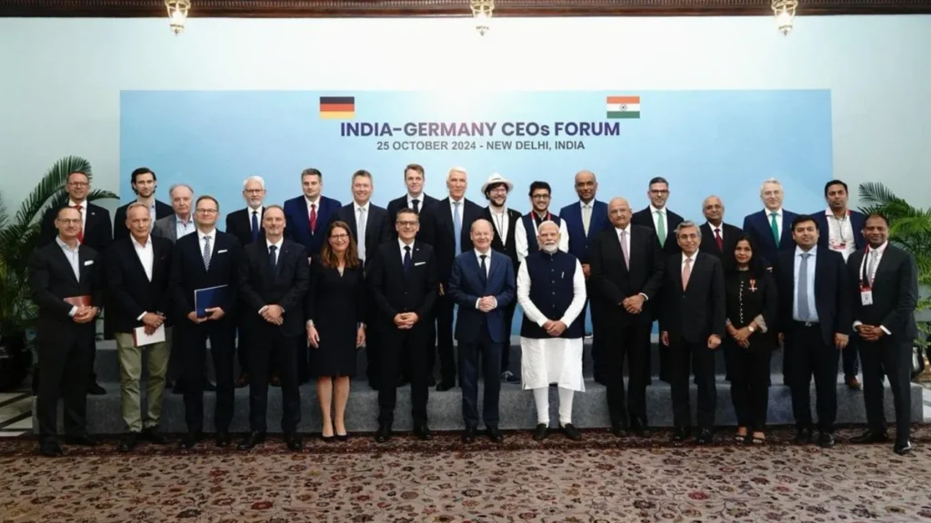 German Chancellor in India
