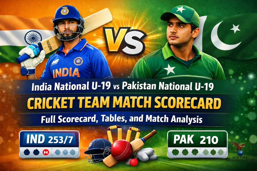 India National Under-19 Cricket Team vs Pakistan National Under-19 Cricket Team Match Scorecard