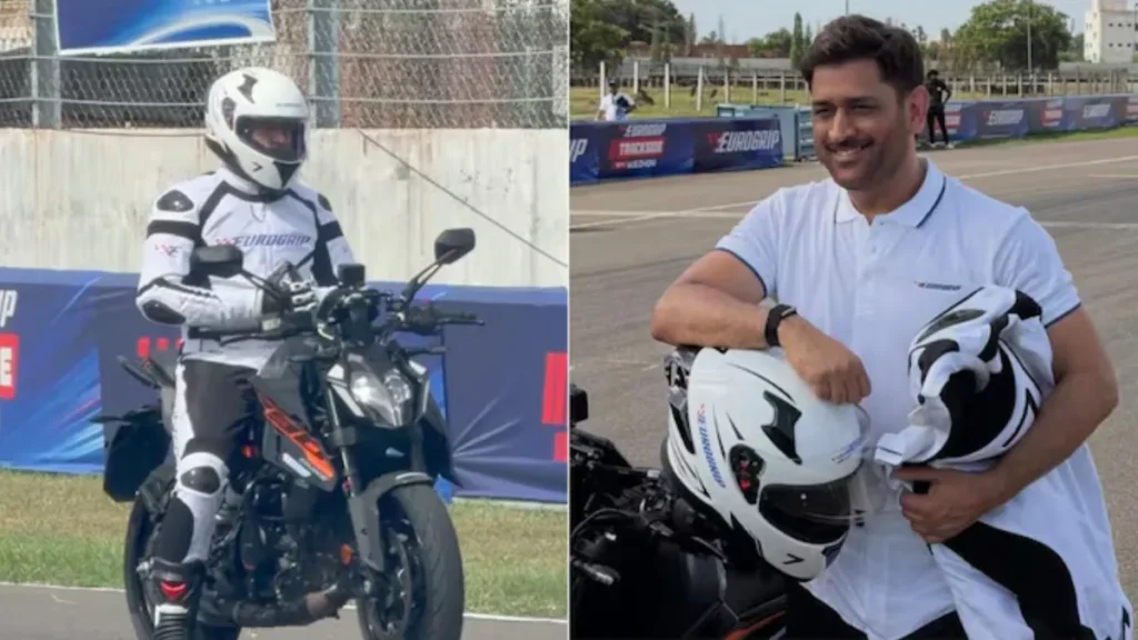 MS Dhoni Racing Track Chennai